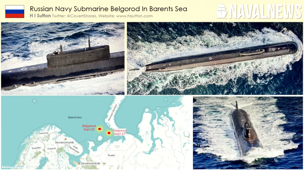 A fost găsit submarinul nuclear Belgorod, care transportă racheta Poseidon, „arma Apocalipsei”. Rușii l-au ridicat la suprafață | VIDEO