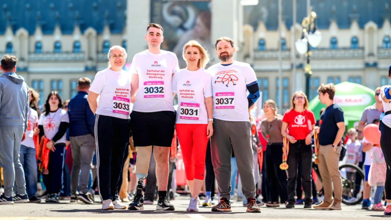 Voință de fier pentru un tânăr de 21 de ani. A strălucit la Semimaratonul Iași 2025 cu o PROTEZĂ modulară de gambă: „Vreau să fiu un exemplu!”