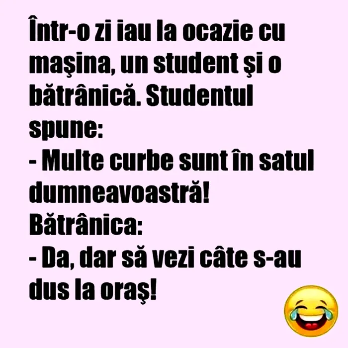 BANCUL ZILEI Studentul și pensionara