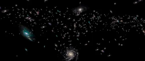 Sute de galaxii, descoperite în spatele Căii Lactee