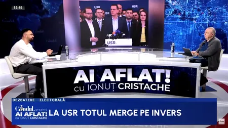 Ion Cristoiu: „USR face totul pentru ca Ilie Bolojan să fie PREMIER”