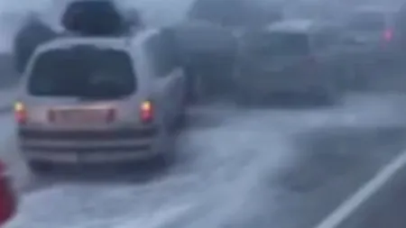 Accident în lanț în Austria: 60 de mașini s-au ciocnit între ele. Un român, martor la carambol: „N-am mai văzut așa ceva