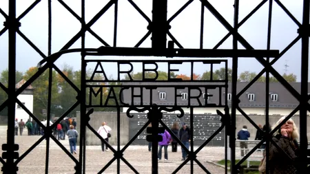 A fost furată inscripția „Arbeit Macht Frei
