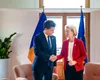 Nicușor Dan, PRIMA întâlnire din calitatea de președinte cu șefa Comisiei Europene, Ursula von der Leyen