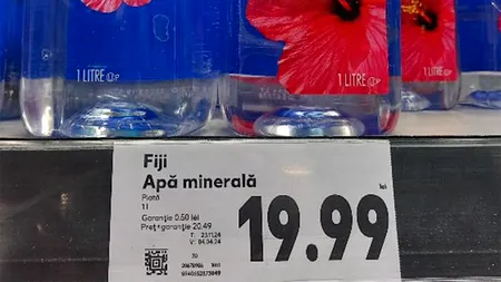 Cea mai scumpă apă plată din România: 20 lei, o sticlă de 1 litru. Ce conține, de fapt