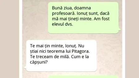 Bancul de sâmbătă | Ionuț, doamna profesoară și teorema lui Pitagora