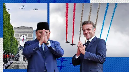 Presat cu destituirea din funcție de către opoziție, Macron este acuzat pentru că ar fi plătit „aplaudaci” la parada de ziua națională a Franței