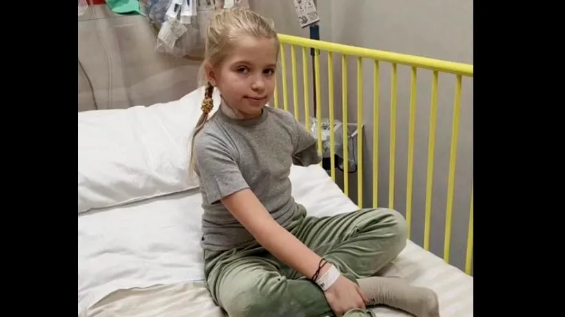 FOTO | „Sper că nu au vrut să mă rănească și că a fost un accident”. Cuvintele sfâșietoare ale unei copile de 9 ani din Ucraina, care și-a pierdut un braț după ce a fost împușcată de ruși