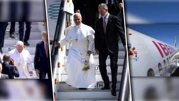 Întoarcerea Papei Leon la Vatican a fost amânată din cauza unor probleme la avion