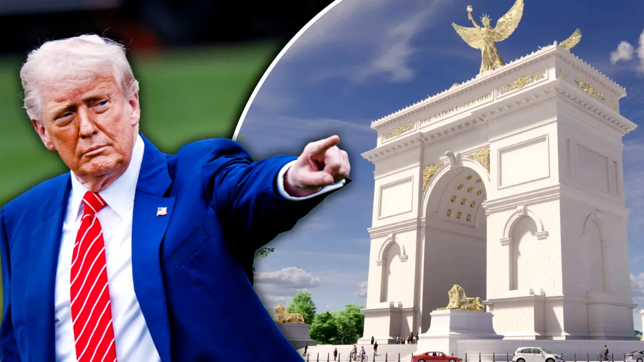 Trump anunță că viitorul Arc de Triumf din Washington DC va fi transformat în fortăreață militară. „Va fi cel mai grandios din lume“