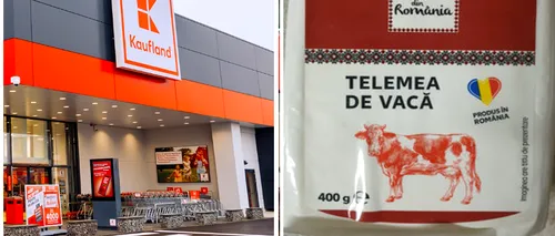 Din ce e făcută, de fapt, telemeaua de vacă „Vreau din România” de la Kaufland