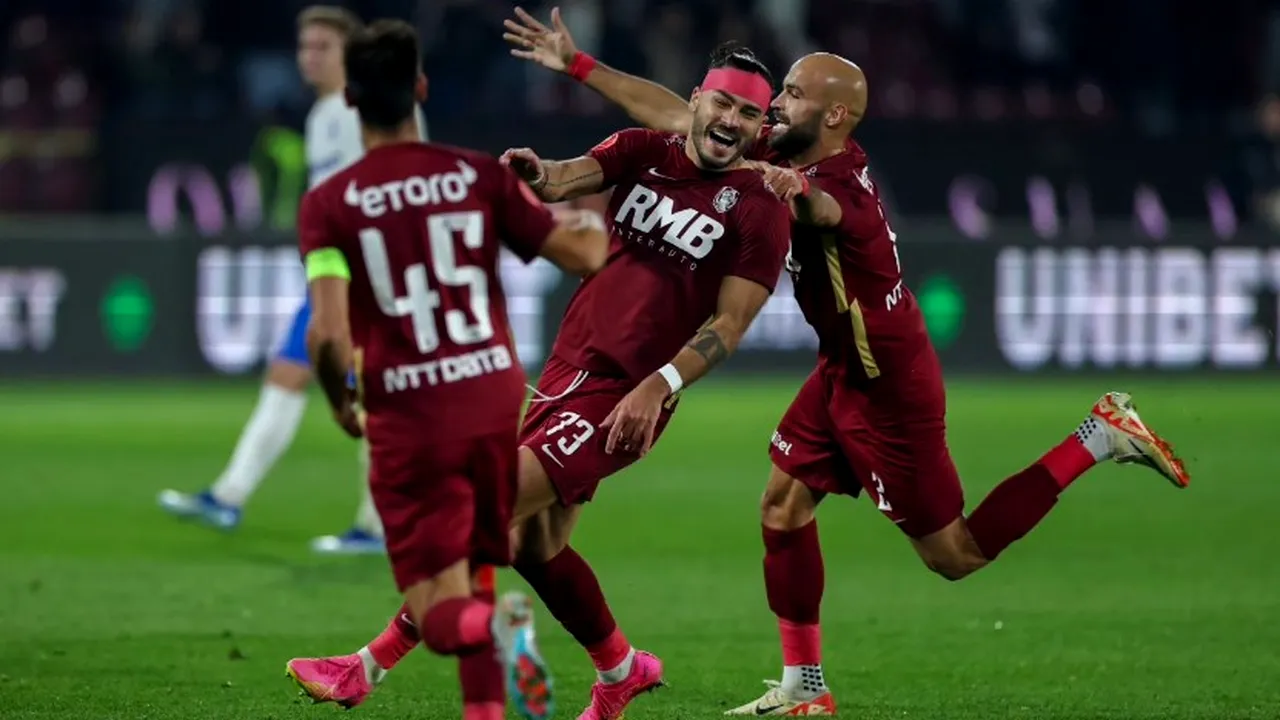 CFR Cluj ține APROAPE de FCSB! A învins clar campioana Farul, iar Hagi a fost nemulțumit: 