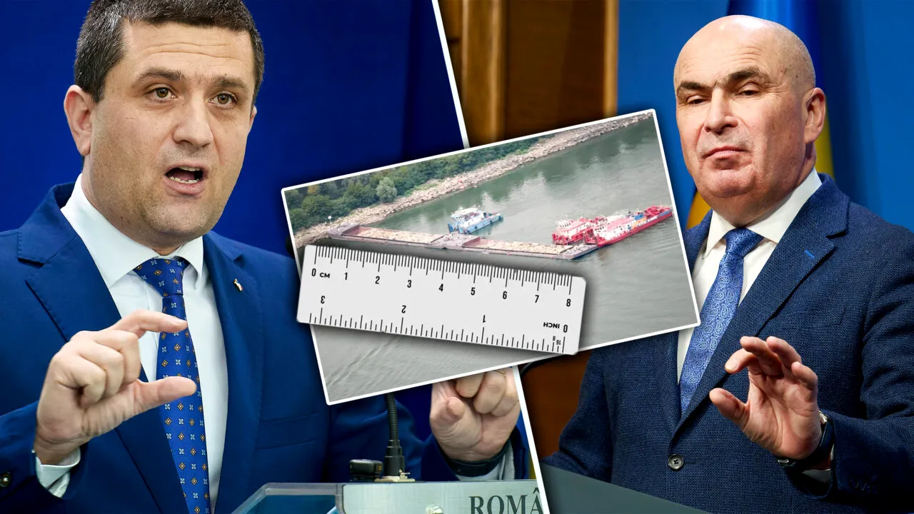 Ministerul Energiei îi face campanie de imagine lui Radu Miruță și preia punctajul cu „succesul celor 8 cm”. Nivelul Dunării a crescut cu 4 cm