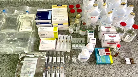 FOTO| Cum arată tratamentul pentru o zi al un bolnav internat la terapie intensivă COVID
