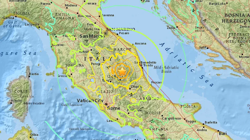 Cel mai puternic cutremur din ultimii 36 de ani din Italia