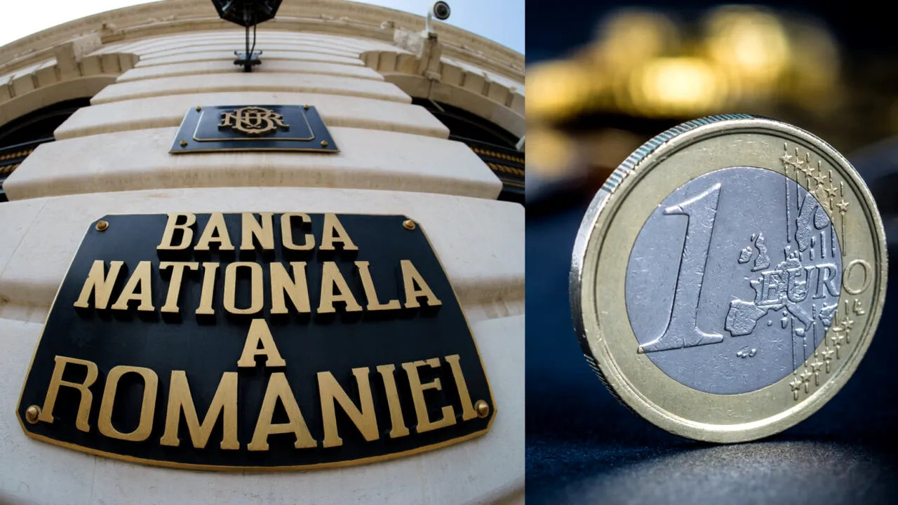Euro a atins un nou record istoric. Valoarea a trecut de 5,35 lei. Ce arată ultimele date ale Băncii Naționale a României