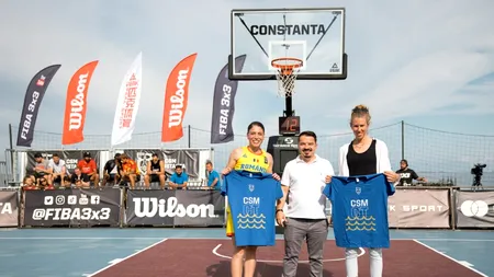 După 10 ani, în Liga Națională de Baschet! Gabriela Mărginean prezentată oficial la Constanța la turneul de baschet 3x3 | FOTO