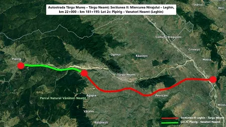 Segmentul Vânători Neamț-Pipirig, Autostrada Unirii, poate fi finalizat în patru ani, anunță Transporturile și CNAIR