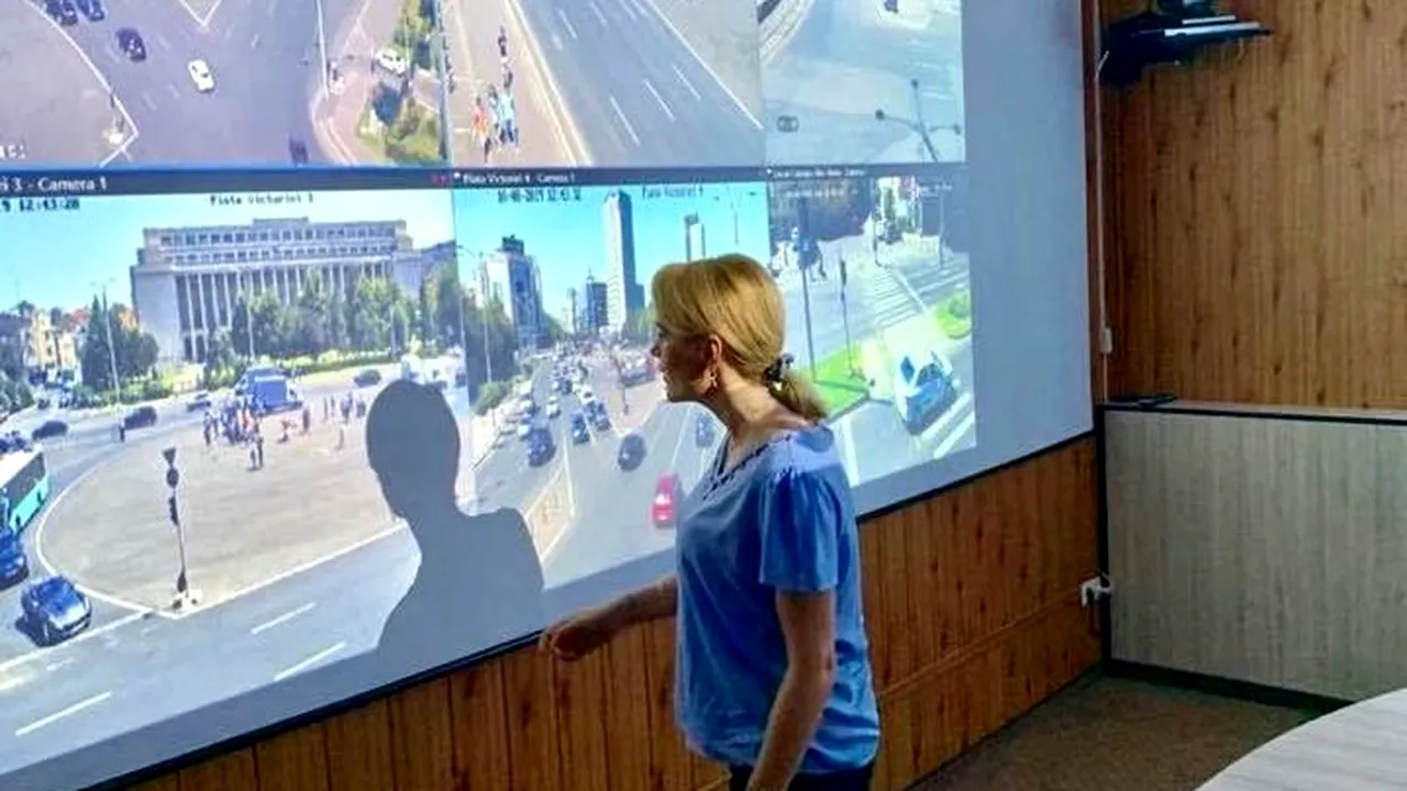 Protest 10 august | Piața Victoriei, supravegheată video de Poliția Locală: Gabriela Firea a fost în inspecție - FOTO 