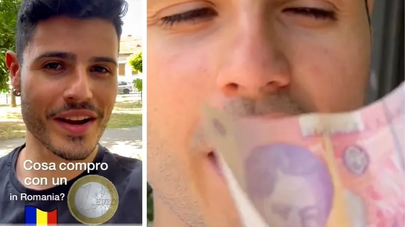 Un creator italian de conținut pe Youtube și TikTok a rămas uimit de vizita sa în România. El a dezvăluit ce produse se pot cumpăra cu doar un euro