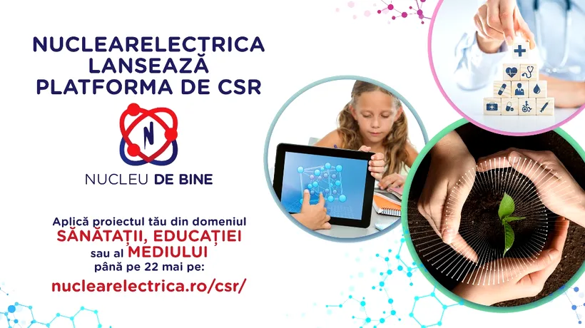 SN Nuclearelectrica SA lansează Platforma CSR “Nucleu De Bine”