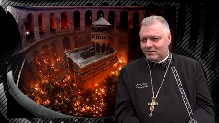 VIDEO | Cum se aprinde Lumina Sfântă, minunea de la Ierusalim. Părintele Emil Cărămizaru: 