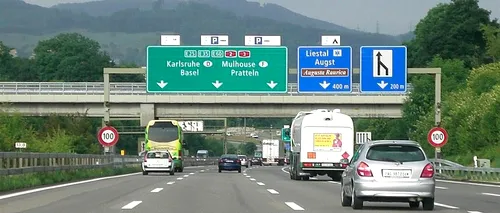 Șofer prins pe autostradă cu 324 km/h, închisoare cu executare în Elveția