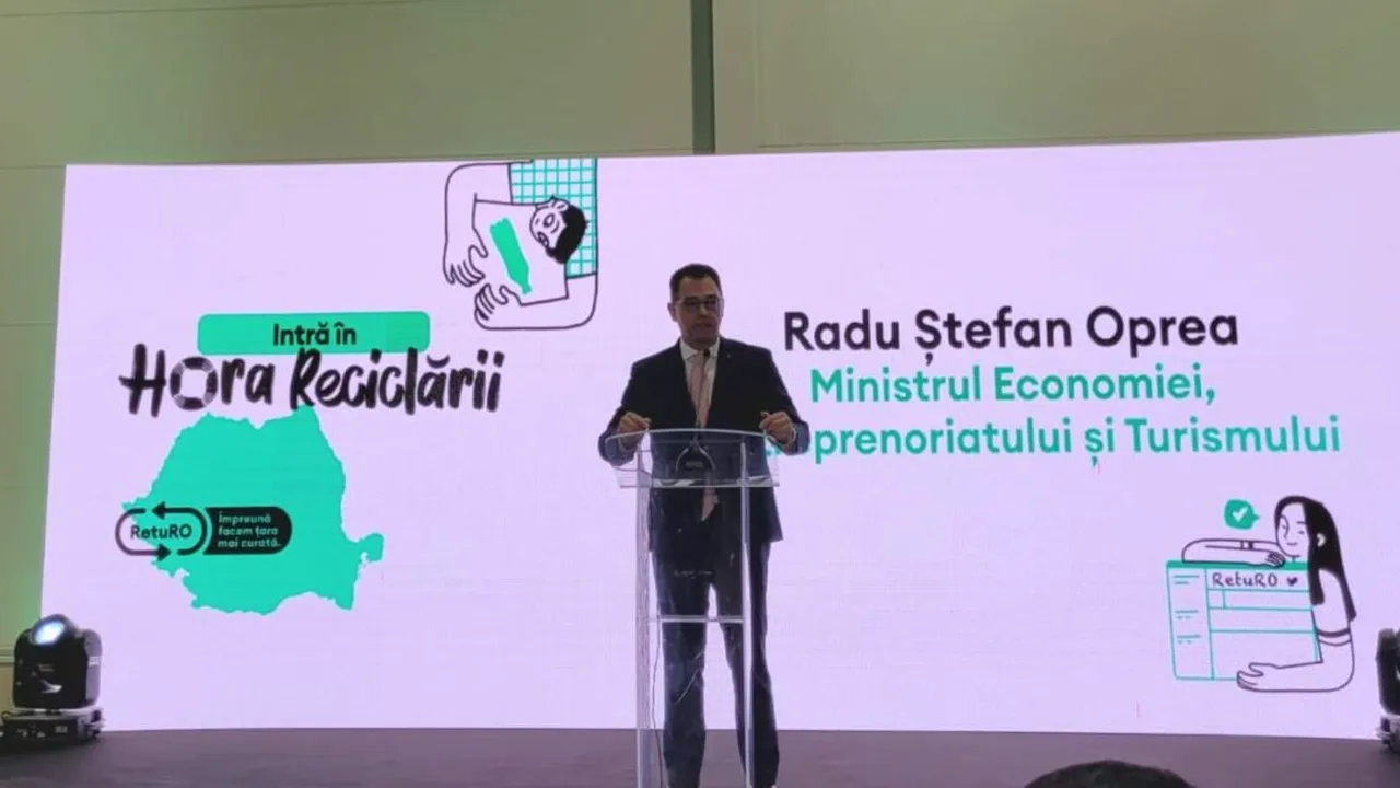 Radu Ștefan OPREA: S-a deschis al șaptelea centru regional de sortare a ambalajelor / RetuRo a devenit un EXEMPLU de bună practică în UE