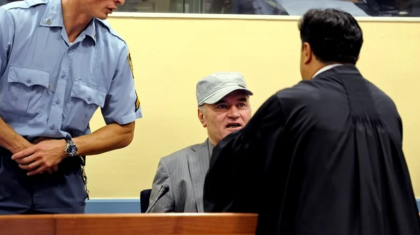 „Măcelarul Bosniei, condamnat pe viață pentru cea mai sângeroasă campanie de masacrare etnică de după al doilea Război Mondial. Cum a reacționat Mladic la aflarea sentinței