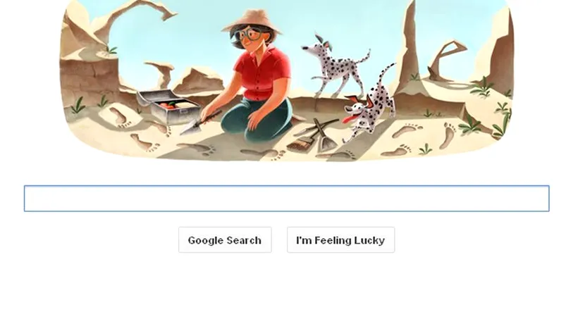 MARY LEAKEY, arheologul care a descoperit primata Proconsul, omagiată astăzi de Google printr-un Doodle. VIDEO