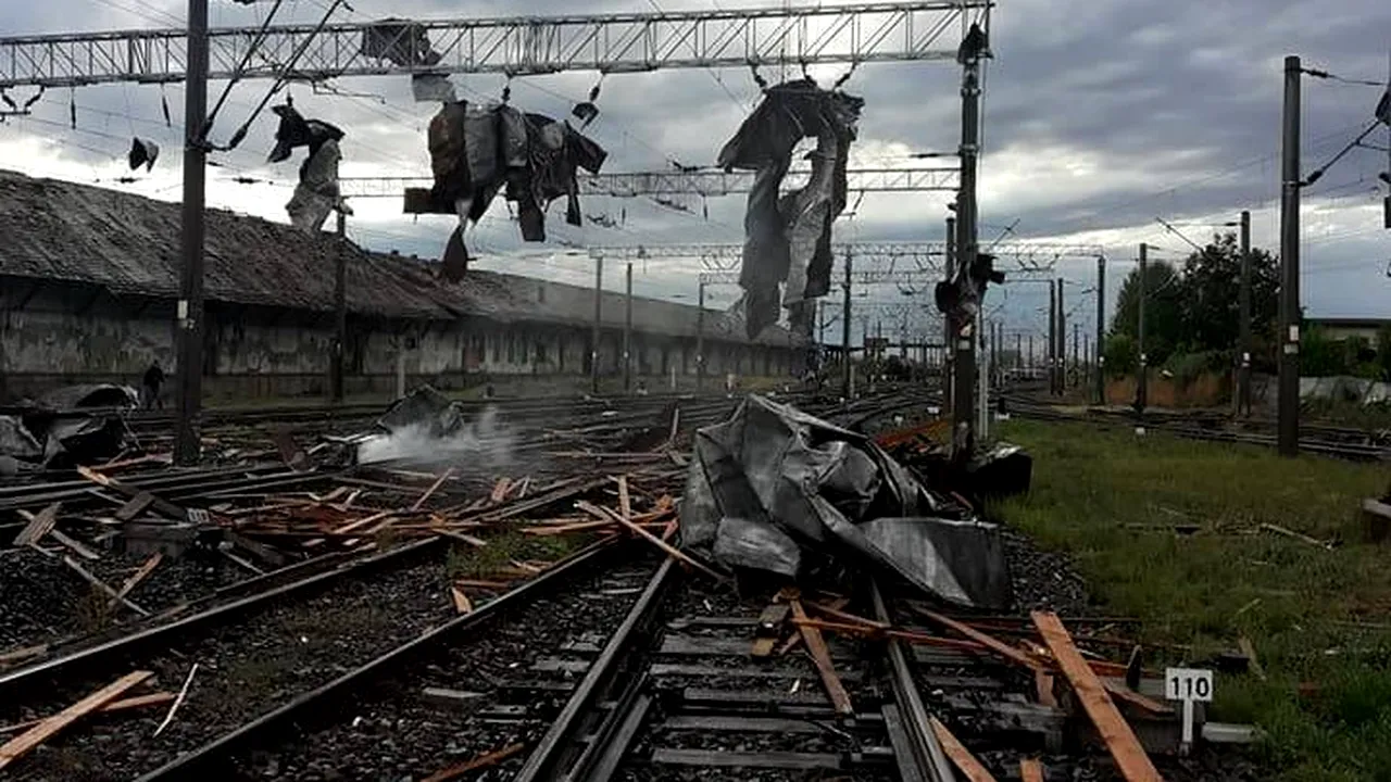 CFR, anunț de ultimă oră. Ce se întâmplă cu circulația feroviară în nordul și vestul țării, în urma furtunilor puternice 