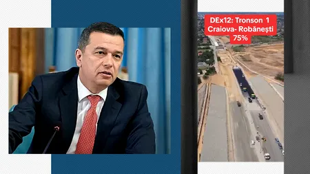 Sorin GRINDEANU prezintă stadiul lucrărilor de pe Tronsonului 1 al Drumului Expres Craiova - Pitești