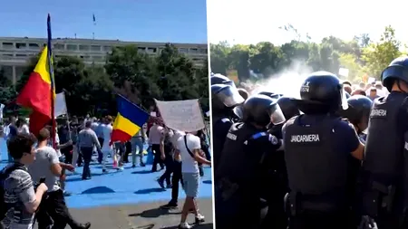 Protestul oierilor, la final. O zi cu trafic blocat, intervenția jandarmilor și promisiuni din partea autorităților. Vezi filmul zilei