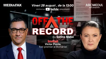 OFF The Record. Invitat: Victor Ponta, fost premier al României