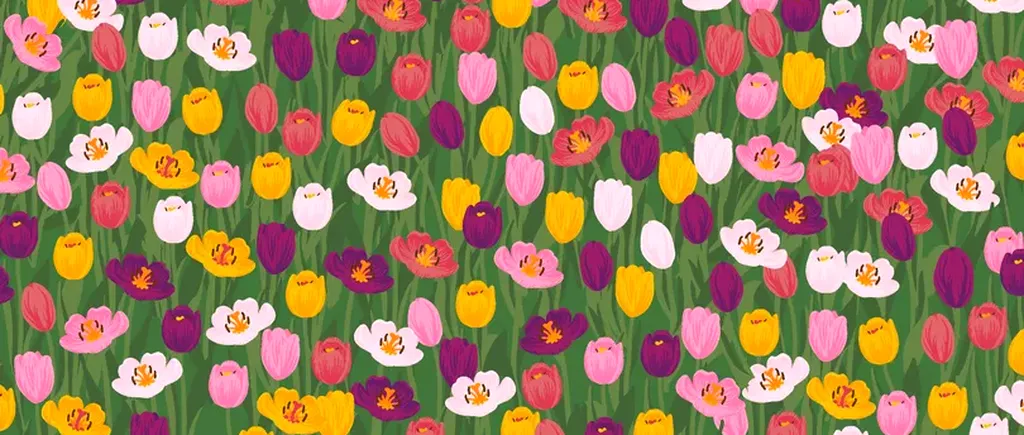 Test de perspicacitate| Caută ALBINA ascunsă într-o imagine cu 383 de flori