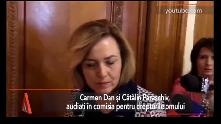 Carmen Dan după audierile din Comisia pentru Drepturile Omului : Ar trebui să ne uităm cu atenție și în legea privind adunările publice