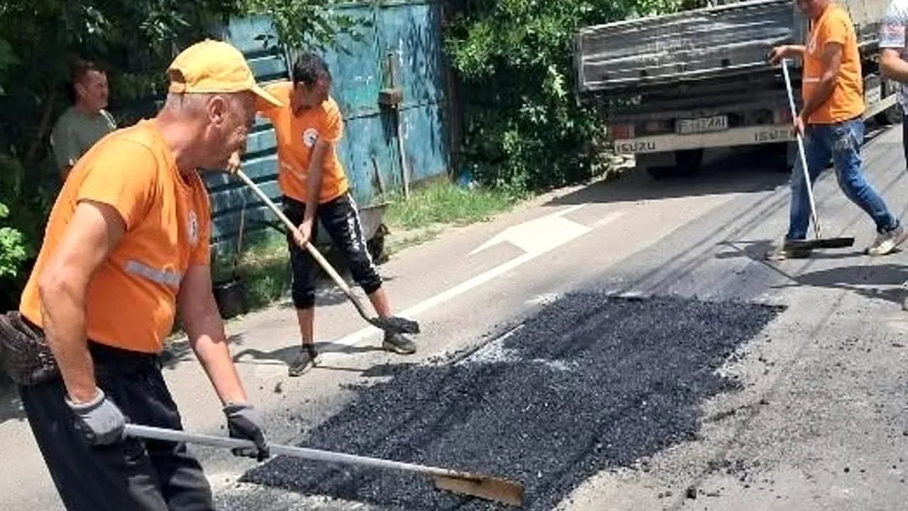 (P) Infrastructură Sector 5. Societatea Infrastructură S5 S.A. a intervenit pe străzile Păpușoiului și Garoafei