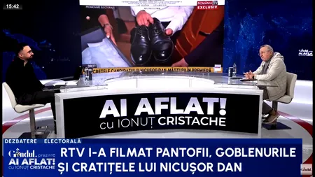 Ion Cristoiu: „Puteau să arate o ecuație, de ce PANTOFII?”