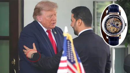 Premierul Irakului a purtat un ceas de sute de mii de dolari la întâlnirea cu Donald Trump. Sunt mai puțin de 100 de exemplare în lume