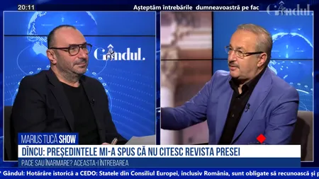 VIDEO | Vasile Dîncu, despre demisia din funcția de ministru al Apărării: „Mi s-a spus că nu ma pricep la relații internaționale”