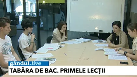 TABĂRA DE BAC 2012. MEDITAȚII ONLINE LA LIMBA ROMÂNĂ. LECȚIA 10. LIVE VIDEO