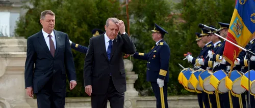 Erdogan, în vizită în România. Iohannis: „România susține Turcia în aderarea la UE. Cred că atât UE, cât și Turcia ar avea de câștigat
