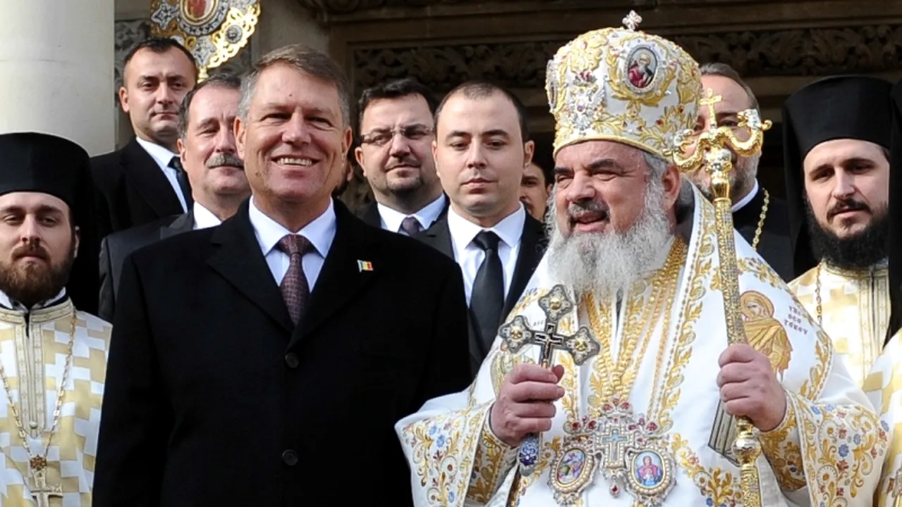Klaus Iohannis a participat la sfințirea Bisericii Cotroceni, alături de Patriarhul Daniel