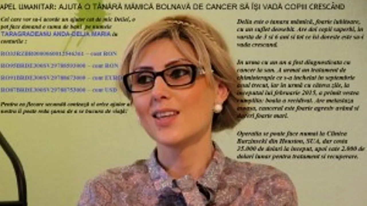 Anunț umanitar! Ajut-o pe Delia să își vadă copiii crescând
