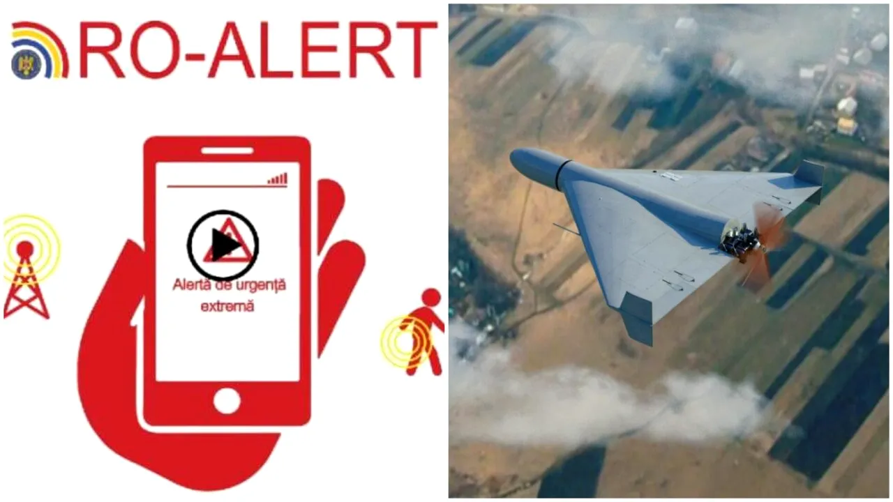RO-Alert în Tulcea. Țintă aeriană detectată lângă granița cu Ucraina