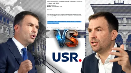 Cătălin Drulă se confruntă cu el însuși în lupta internă a USR pentru candidatura la Primăria București. Dezbaterea Drulă vs. Drulă a avut loc joi, se anunță într-un email intern al USR