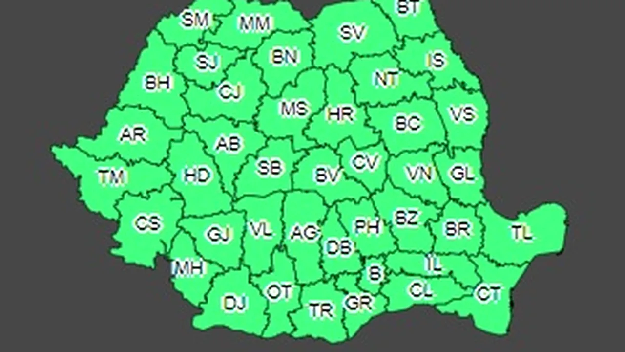 Cod verde de vreme bună în toată țara. Cum vor fi temperaturile și cât de mult va ploua în următoarele patru săptămâni