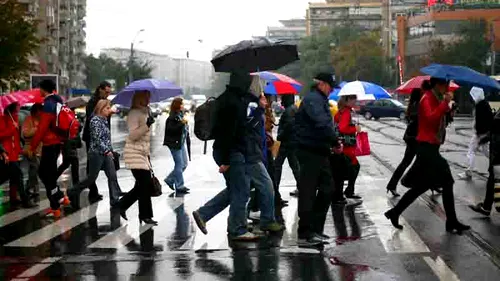 METEO | ANM a actualizat prognoza pentru București: Frig și ploaie în timpul zilei, iar noaptea, lapoviță