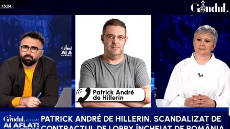 Patrick Andre de Hillerin comentează contractul de lobby al lui Nicușor Dan pentru relația cu America. Ce spune despre MAE și Ambasadorul Muraru
