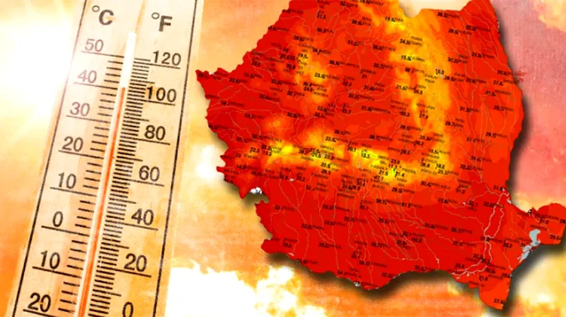 Meteorologii ACCUWEATHER anunță temperaturi de peste 40 de grade în România. Ce se întâmplă joi în București